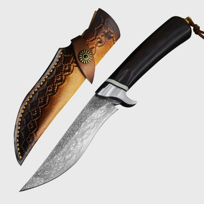 Couteau De Chasse Traditionnel Artisanal
