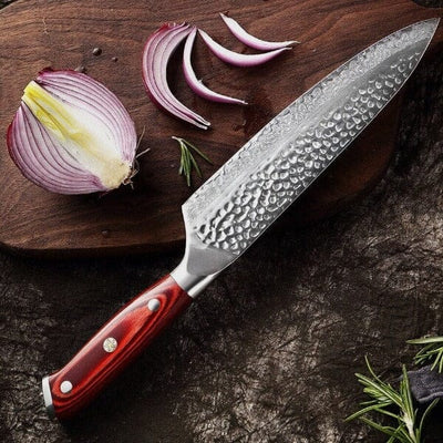 Couteau De Chef 20cm Acier Damas
