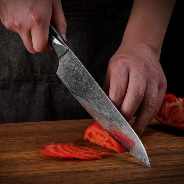Couteau De Chef Acier Damas