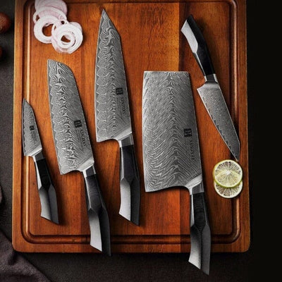 Couteau De Cuisine Set 6 Pièces avec support magnétique