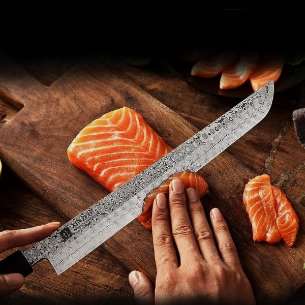 Couteau Sashimi En Damas