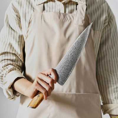 Set Couteau Cuisine Professionnel En Olivier